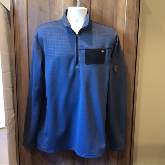 prAna Men’s 1/2 zip Pullover Sweater Blue Size XL - Picture 12 of 12